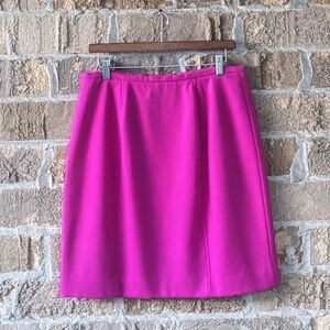 Classiques Entier Barbie Pink 100% Wool Mini Skirt Size 14